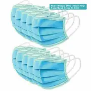 100 PCS Face Mask 3ply Disposable Protective EarLoop Mouth Cover Ship IN 24Hour