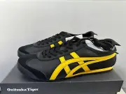 Onitsuka Tiger MEXICO 66 1183A201 003 BLACK YELLOW Unisex Shoes US 6-14
