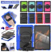 Heavy Duty Case W/ Screen Cover For Samsung Galaxy Tab S7 S8 S9+ FE Ultra Tablet