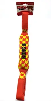 KONG Maxx Lg Squeaky Crinkle Tug & Fetch Dog Toy 23"