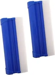 GANAZONO 2pcs Auto Squeegee Lightweight Window Cleaner for Car Home Dual Row Blades for Streak Finish Versatile Shower Glass