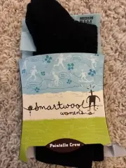 New SmartWool Women’s Black Pointelle Crew Socks Medium
