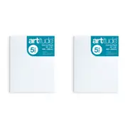 2x 5pc Artitude Cotton 16x20'' Canvas Panel Art 280gsm Oil/Acrylic Painting