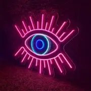 Evil Eye Custom Neon Sign logo Wall Art Decor | Anime Neon Sign | Custom Neon Si