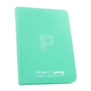 Palms Off Gaming Collectors Series 9 Pocket Zip Binder Turquoise