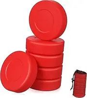 BESPORTBLE 6 Pcs Portable Hockey Soft Hockey Balls Includes Net Bag for Convenient Storage Suitable for All Skill Levels Bright Colors for Easy Spotting