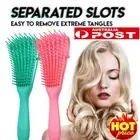 Curly Natural Hair Hair Combing Brush With Wet/Dry Detangling Brush Detangle D2