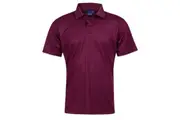 Winning Spirit Kids CoolDry Polo Shirt PS81K - Maroon