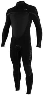 O'NEILL Men's 3/2 PSYCHOTECH FUZE CZ Wetsuit - BLK/BLK/BLK - Medium Short - NWT