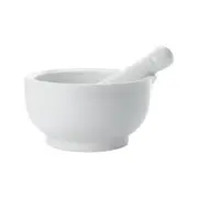 Maxwell & Williams Porcelain White Basics 7cm Mortar & Pestle Herb/Spice Pounder