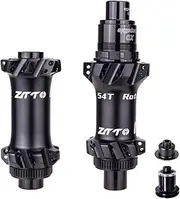 Mountain Bike Str Pull Hub 28 Holes 54T chet ycle Front and Rear Hub Set Multicolor402 for MS