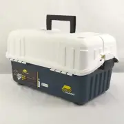 Plano Six Tray Hip Roof - Tackle Box - Adjustable Dividers - Blue/White - 861698
