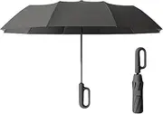 AIMALL Lightweight Auto-Open & Close Umbrella with UV Protection and Durable Design, Portable Sun and Rain Protection with Carabiner, 48.82 Inch Diameter