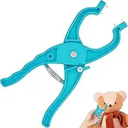 LOVE YOU Studio Safety Eye Snapper Amigurumi Tool - Crocheting Auxiliary Kit for Attaching Large and Small Eyes Noses to Doll Stuffed Animals - Crochet Clamp Attachment Pliers Specialty Accessories