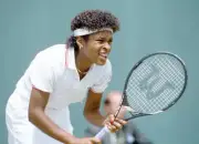 Zina Garrison of the USA in action at Wimbledon, circa June 1984 - Old Photo