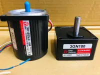 在飛比找Yahoo!奇摩拍賣優惠-台製全新品 15W 單相220V 180-1-減速馬達-傳動