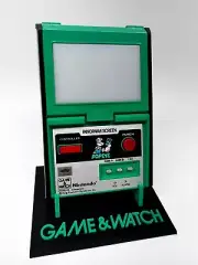 Nintendo Game & Watch Console Stand Alarm Clock (STAND ONLY) Black/Green