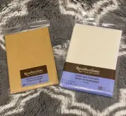 NEW! Recollections Blank Cards & Envelopes 2 Pack 20 Cards & Envelopes Bundle