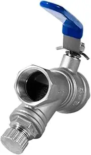 304 Stainless Steel Y-Strainer Filter Ball Valve 3/4"-1", BSP/NPT Thread with Mesh Screen for Water/Gas Systems(3/4")
