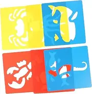 6Pcs Animal Pattern Drawing Templates Reusable Hollow Out Stencils for Crafting and Painting for DIY Projects Creative Activities and Home Decor