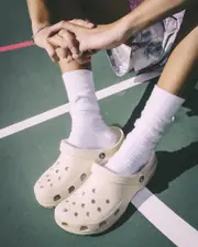 [CROCS] Crocs Classic Clog White - Size US Men 9 - Women 11 US Men 9 - Women 11 White