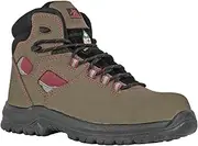 [Moxie Trades] Lacy - Boots for Women - Tumbled Leather Upper - Puncture-Resistant Midsole - Comfort Insole