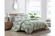 Tommy Bahama Kauai Printed Quilt Cover Set-Jasmine Green