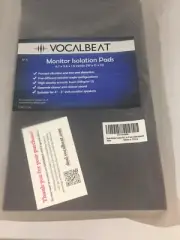 VocalBeat Studio Monitor Isolation Pad for 4" - 5" inch Monitor Speakers 2-Pack