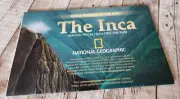 2002 National Geographic The Inca Machu Picchu Salute Sun Map Cartograph