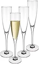 Villeroy & Boch - Maxima - Champagne Glass, 4 Pieces, 120 ml, Crystal Glass, Clear