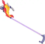 Milisten Push and Pull Cartoon Lobster with Propeller Developmental for Walking Practice Indoor Outdoor Use Stable Support for Early Learning