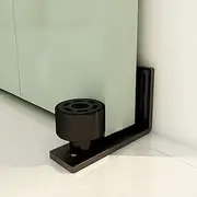 [TSMST] Sliding Barn Door Floor Guide, Wall Mounted Adjustable Roller Floor Guide, Smoothly and Quietly Bottom Guide for Sliding Door