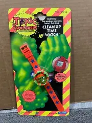 Toxic Crusaders Clean Up Time Watch By Playmates 1991 MOC