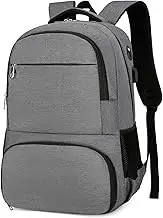 Mingzhe Lunch Backpack, Insulated Cooler Backpack Lunch Box for Men Women, 15.6 Inches Laptop Backpack with USB Port, Water Resistant Leak-Proof Lunch Bag for Work School Picnics Hiking