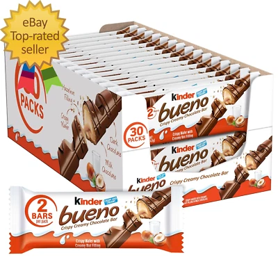 Milk Chocolate and Hazelnut Cream Bulk 30 Pack 2 Individually Wrapped Chocolate