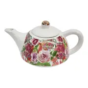 Pomegranate New 19.5cm Teapot Porcelain Decorative Tea Brewing Pot w/ Handle