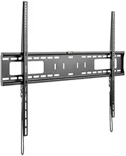 Goobay Pro fixed TV wall mount, black, fits 60-100 inch TVs, x-large, 75 kg capacity, VESA compatible, model 49892