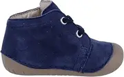 Richter Kinder Lauflernschuhe/Halbschuhe/Schnürschuhe Blau Rauleder
