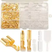 320pcs Double Bullet Wire Connectors 3.9mm 3.5mm Male and Female Bullet Terminal