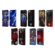 OFFICIAL WWE ROMAN REIGNS LEATHER BOOK CASE FOR APPLE iPOD TOUCH MP3
