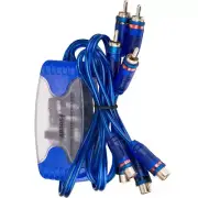 4-Channel RCA Audio Noise Filter Car Stereo Suppressor Ground Loop Isolator 50W (for: Daihatsu)