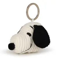 在飛比找momo購物網優惠-【BON TON TOYS】Snoopy史努比燈芯絨鑰匙圈-