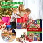 Diy Advent Calendar Puzzle Kit Christmas 2024 Reusable Blind Box Jigsaw Game