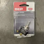 BEP Spst 25A Chrome Plated Toggle Switch, 3/8" Ball Handle - Off/On