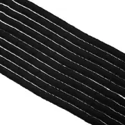 6mm Polymer Clay Beads Spacer, 3500Pcs 10 Strands Round Spacer, Black