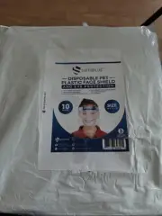 10 Pack New Sealed Full Face Shield, Kids Size Disposable Pet Art Free Shipping