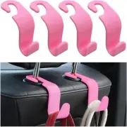 4PCS Car Seat Headrest Hook, Auto Back Seat Hanging Storage Organizer, Vehicle S