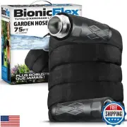 Bionic Flex 75 Foot Garden Hose, Flexible Water Hose Lightweight Weatherproof