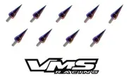 VMS RACING NEO CHROME SPIKE HEADER CUP BOLT WASHER FOR HONDA ACURA BOLTS B18 B16 (for: Honda)