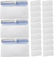 FUNOMOCYA Security Tint Business Envelopes 50pcs Self-Seal Sturdy Paper Peel Seal Mailing Documents Safe
